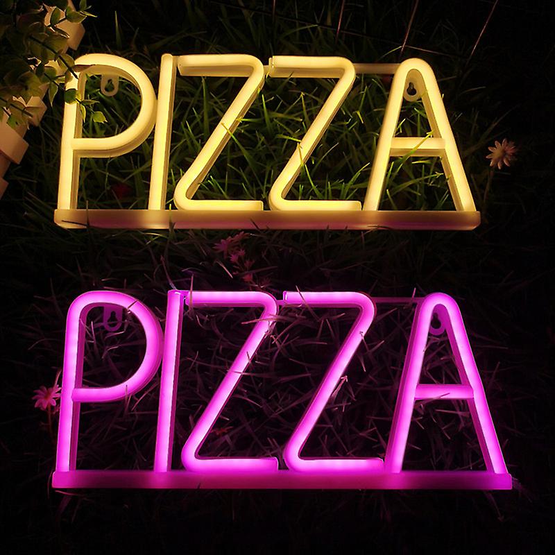 PIZZA світлодіодна неонова реклама на стіні