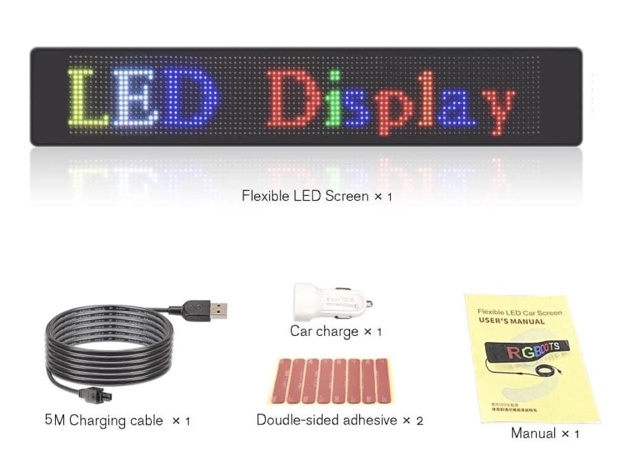 Повнокольоровий світлодіодний дисплей рекламної панелі з гнучким програмуванням для мобільних пристроїв